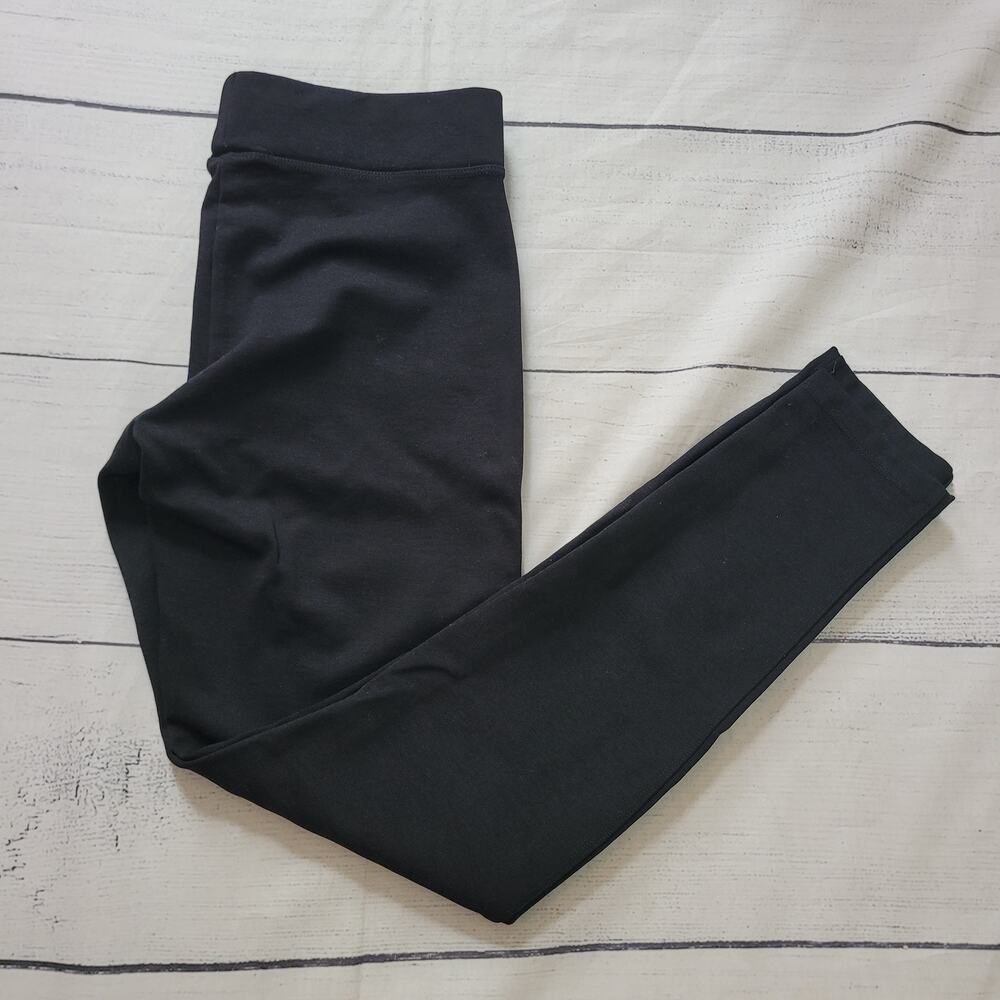 American Giant Size 6 Black Leggings Classic Minimalist Quality Every Day - Picture 2 of 7